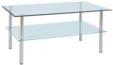 Show details for Coffee table Signal Meble Pixel B Silver, 1100x500x600 mm