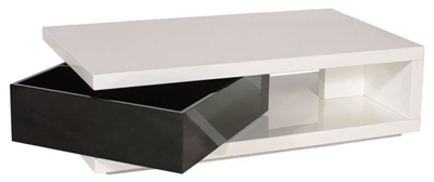 Picture of Coffee table Signal Meble Serena White Lacquer, 1200x700x350 mm