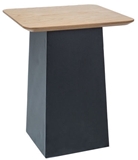 Show details for Coffee table Signal Meble Tom Oak / Black, 400x400x500 mm