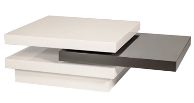 Picture of Coffee table Signal Meble Trista White / Grey, 800x800x420 mm