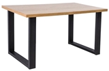 Show details for Coffee table Signal Meble Umberto B Oak / Black, 1100x600x540 mm