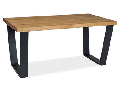 Picture of Coffee table Signal Meble Valentino B Oak / Black, 1100x600x540 mm