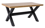 Show details for Coffee table Signal Meble Xaviero B Oak / Black, 1100x600x590 mm