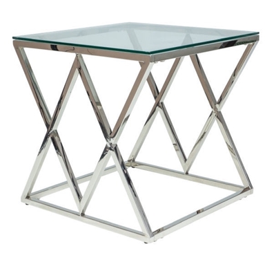 Picture of Coffee table Signal Meble Zegna Silver, 550x550x550 mm