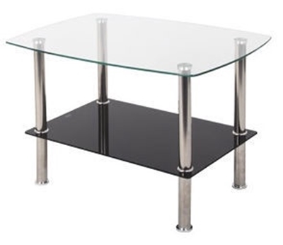 Picture of Coffee table Werner Albina Transparent, 650x450x430 mm
