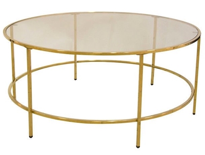 Picture of Coffee table Werner Karlina Gold, 900x900x400 mm