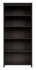 Picture of Black Red White Kaspian Open Bookshelf Wenge