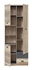 Picture of Black Red White Malcolm II Shelf Oak/Grey