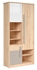 Picture of Black Red White Namek Bookshelf White/Grey/Beech