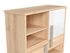 Picture of Black Red White Namek Small Bookshelf White/Grey/Beech