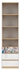 Picture of Black Red White Nandu Shelf 50x200.5x39cm Grey/Oak/White/Sticker