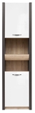 Show details for Black Red White Office Shelf Executive Grey/San Remo Oak/White