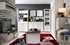 Picture of Black Red White Porto II Shelf White