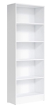 Show details for Black Red White Ringo Bookshelf 70x190cm Alpine White