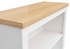 Picture of Black Red White Shelf Haga REG/90 White/Oak 130x34cm