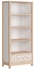 Picture of Black Red White Timon Bookshelf 80x182cm Beech/White