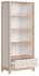 Picture of Black Red White Timon Bookshelf 80x182cm Beech/White