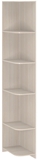 Show details for Borovichi Mebel Lotos 8.06 Corner Shelf Shimo Light