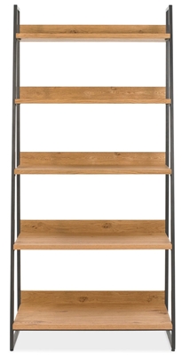 Picture of Home4you Indus Shelf 90x43xH190cm Oak/Grey