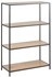 Picture of Home4you Shelf Seaford Oak/Black AC75966