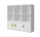 Show details for Idzczak Furniture Smyk 11 Shelf 135x135cm White / Green