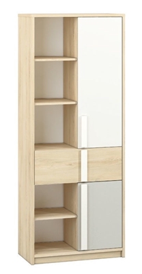 Picture of ML Meble Drop 03 Shelf Beech/White/Light Grey