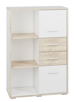 Picture of ML Furniture Kubu 04 Shelf White / Oak