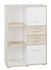 Picture of ML Furniture Kubu 04 Shelf White / Oak