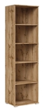 Show details for Black Red White Zele Bookshelf Wotan Oak