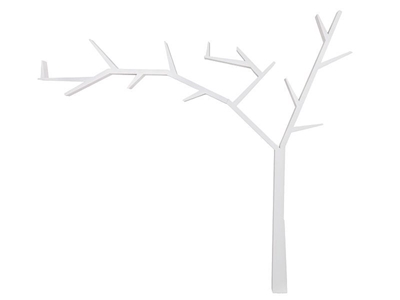 Picture of Signal Meble Poprad Tree Shaped Shelf Left Side White