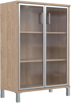 Picture of Skyland Born Shelf B 420.5 With Glass Doors Dub Devon