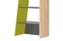 Picture of Szynaka Meble Wow 02 Shelf Graphite/Oak/Green