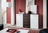 Show details for ASM Galino Fox Chest Of Drawers Wenge/White Glossy