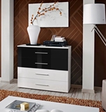 Show details for ASM Go Chest Of Drawers White/Black