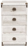 Show details for Black Rec White Chest Of Drawers Indiana JKOM 4S/50 Canyon Pine
