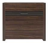Show details for Black Red White Alhambra Drawer 103x91.5x40cm Brown