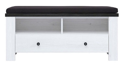 Picture of Black Red White Antwerpen Chest Of Drawers 40x101x48cm White
