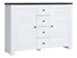 Picture of Black Red White Antwerpen Chest Of Drawers 40x140x100.5cm White