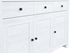 Picture of Black Red White Antwerpen Chest Of Drawers 40x178x129cm White