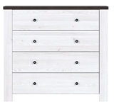 Show details for Black Red White Antwerpen Chest Of Drawers KOM4S Sibiu Larch Light/Larico Pine