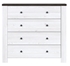 Picture of Black Red White Antwerpen Chest Of Drawers KOM4S Sibiu Larch Light/Larico Pine