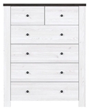 Show details for Black Red White Antwerpen Chest Of Drawers KOM6S Sibiu Larch Light/Larico Pine