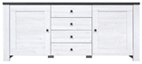 Show details for Black Red White Antwerpen II Chest White