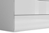 Picture of Black Red White Azteca Trio Chest Of Drawers White