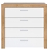 Picture of Black Red White Balder Drawer KOM4S