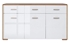 Picture of Black Red White Bari Chest Of Drawers 40x153.5x85.5cm White