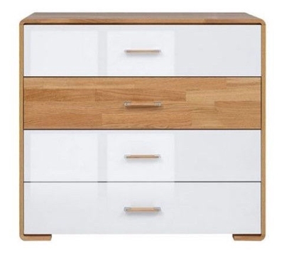 Picture of Black Red White Bari Chest Of Drawers 40x93.5x85.5cm White