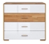 Picture of Black Red White Bari Chest Of Drawers 40x93.5x85.5cm White