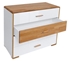 Picture of Black Red White Bari Chest Of Drawers 40x93.5x85.5cm White