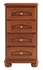 Picture of Black Red White Bawaria Chest Of Drawers 45.5x60x109.5cm Brown